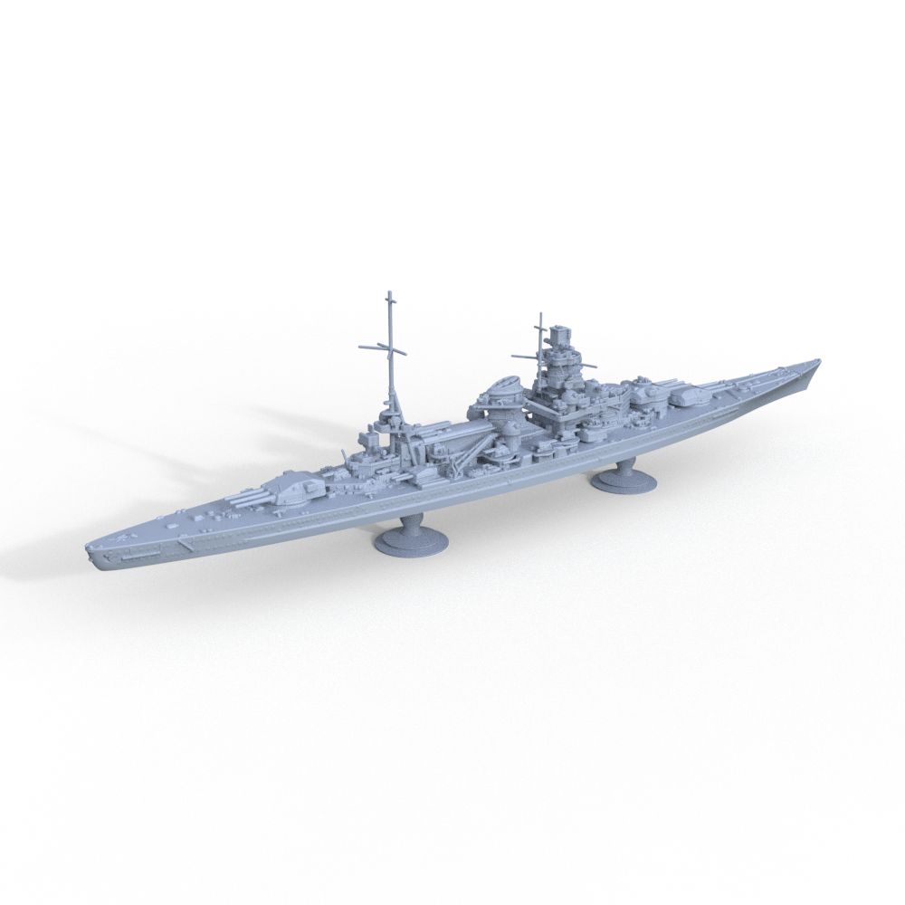 SSMODEL 710 Military Model Kit German Navy Scharnhorst 1943