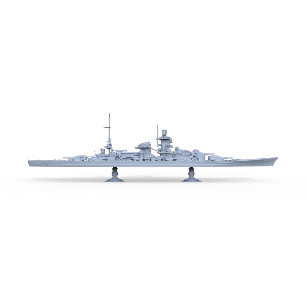SSMODEL 710 Military Model Kit German Navy Scharnhorst 1943