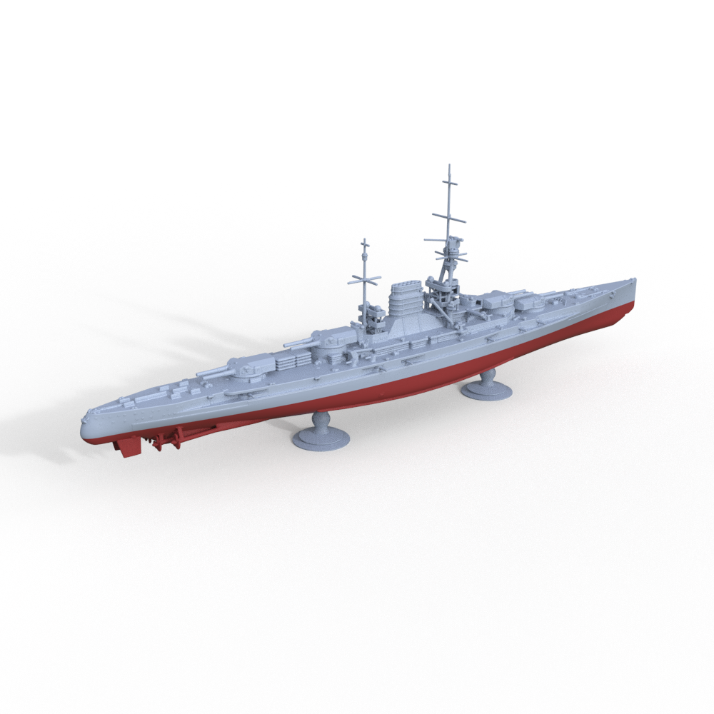 SSMODEL 711S Military Model Kit German Navy Ersatz Yorck Full Hull