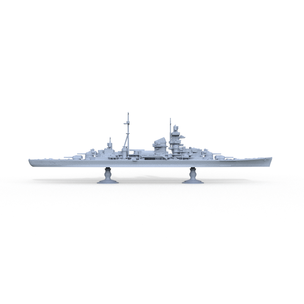 SSMODEL 716 Military Model Kit German Navy Admiral Hipper 1942