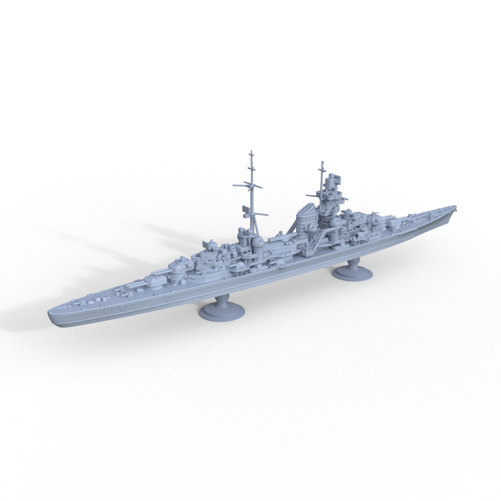 SSMODEL 718 Military Model Kit German Navy Admiral Hipper 1945