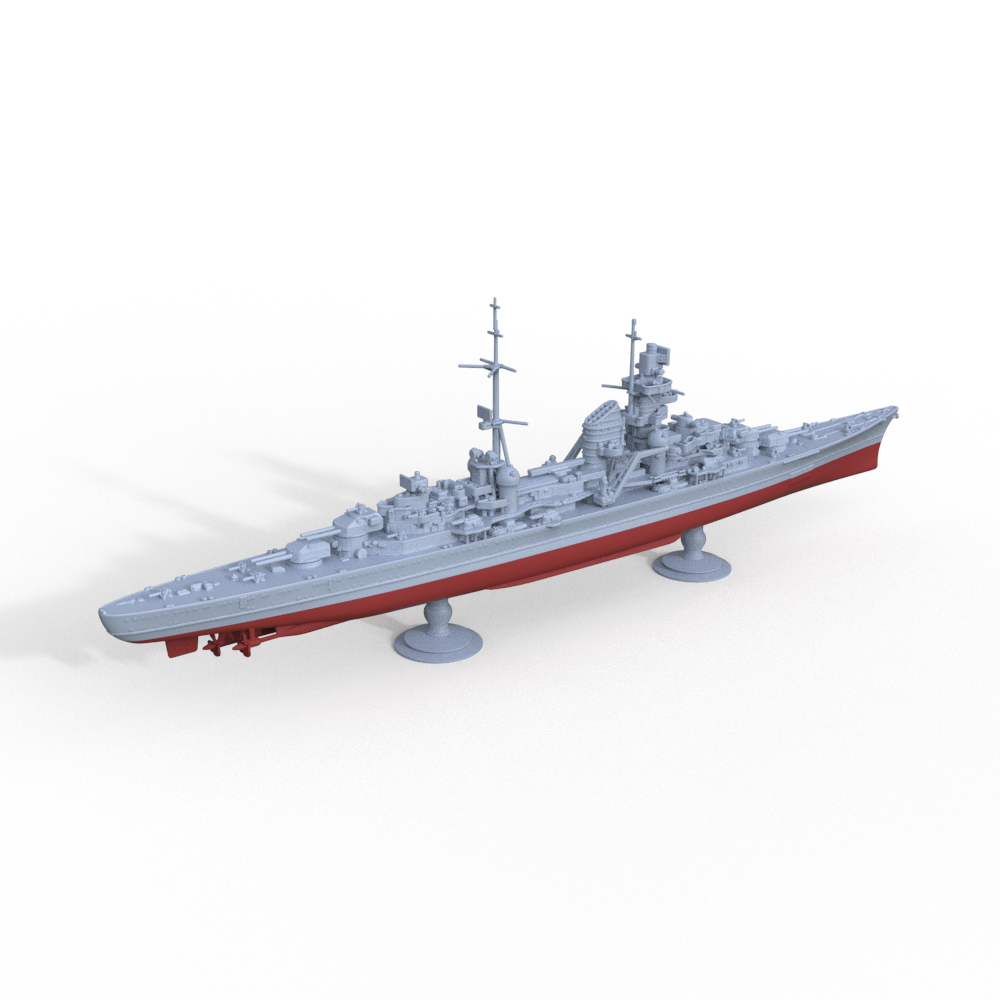 SSMODEL 718S Military Model Kit German Navy Admiral Hipper 1945 Full Hull