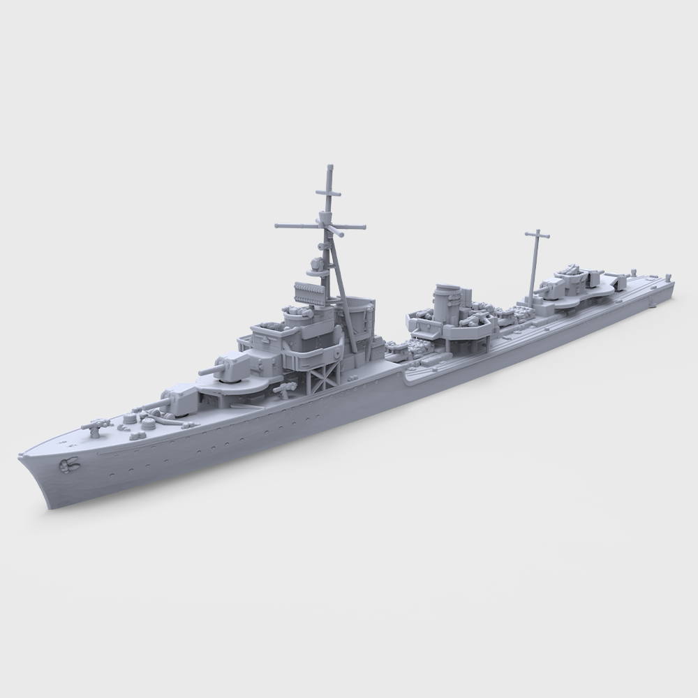 German Z22 Destroyers 1936(Bottomless Version) MRY-SFW SSC728 Military Model Kit