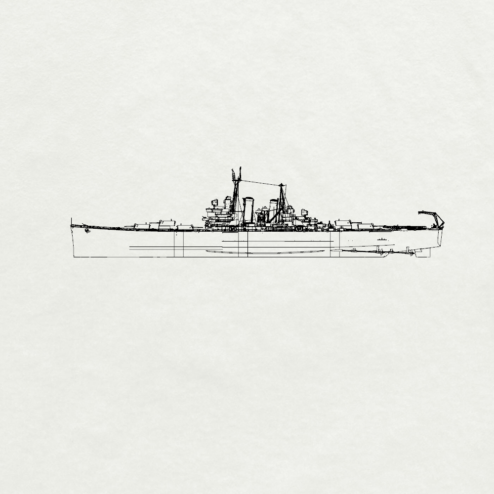 MRY-SFW SSC234 US Navy Brooklyn-class Helena Light Cruiser Water Line Resin Warship Military Ship Model Hobby Collection Unassembled Unpainted