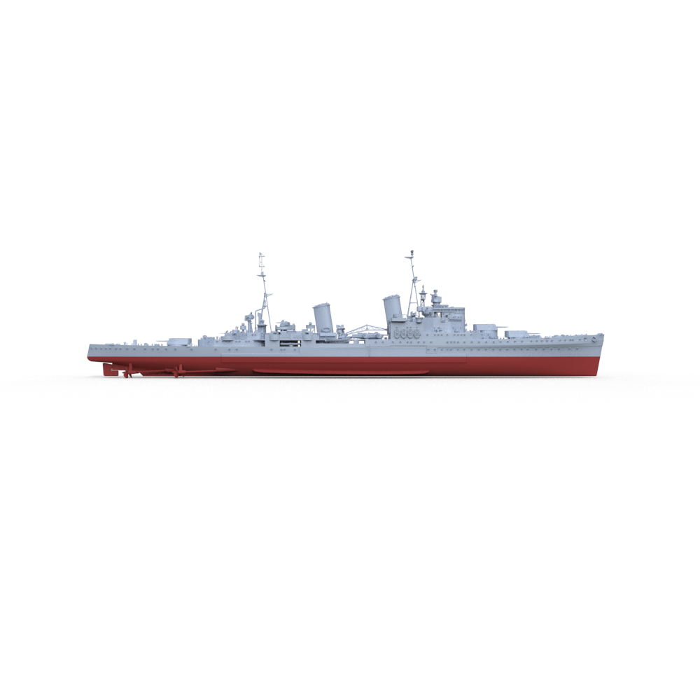 SSMODEL 603S Military Warship Model Kit French Navy Bearn Aircraft Carrier