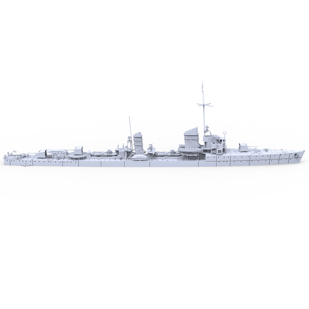 SSMODEL 730 Military Model Kit German Raubtier Class Torpedo Boat Luchs 1932(Bottomless Version)