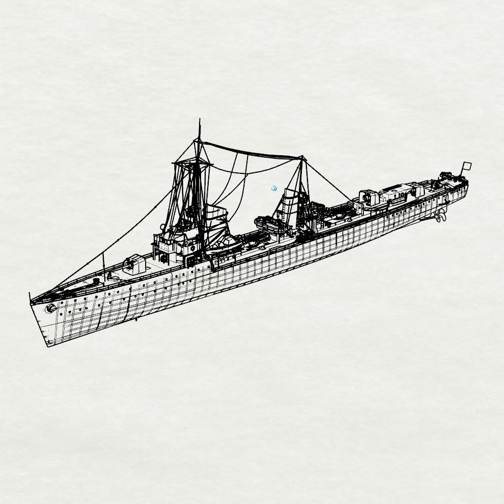SSMODEL 730S Military Model Kit German Raubtier Class Torpedo Boat Luchs 1932 Full Hull