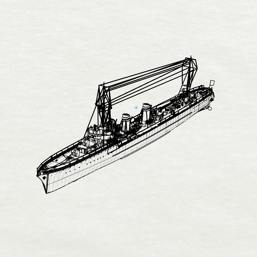 SSMODEL 746S Military Model Kit Jaguar-Class,French Destroyer Chacal, 1938 Full Hull