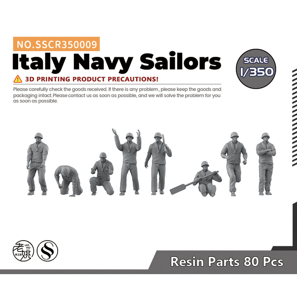 SSMODEL SSCR009 Miniatures Soldier Model Kit Italy Navy Sailors