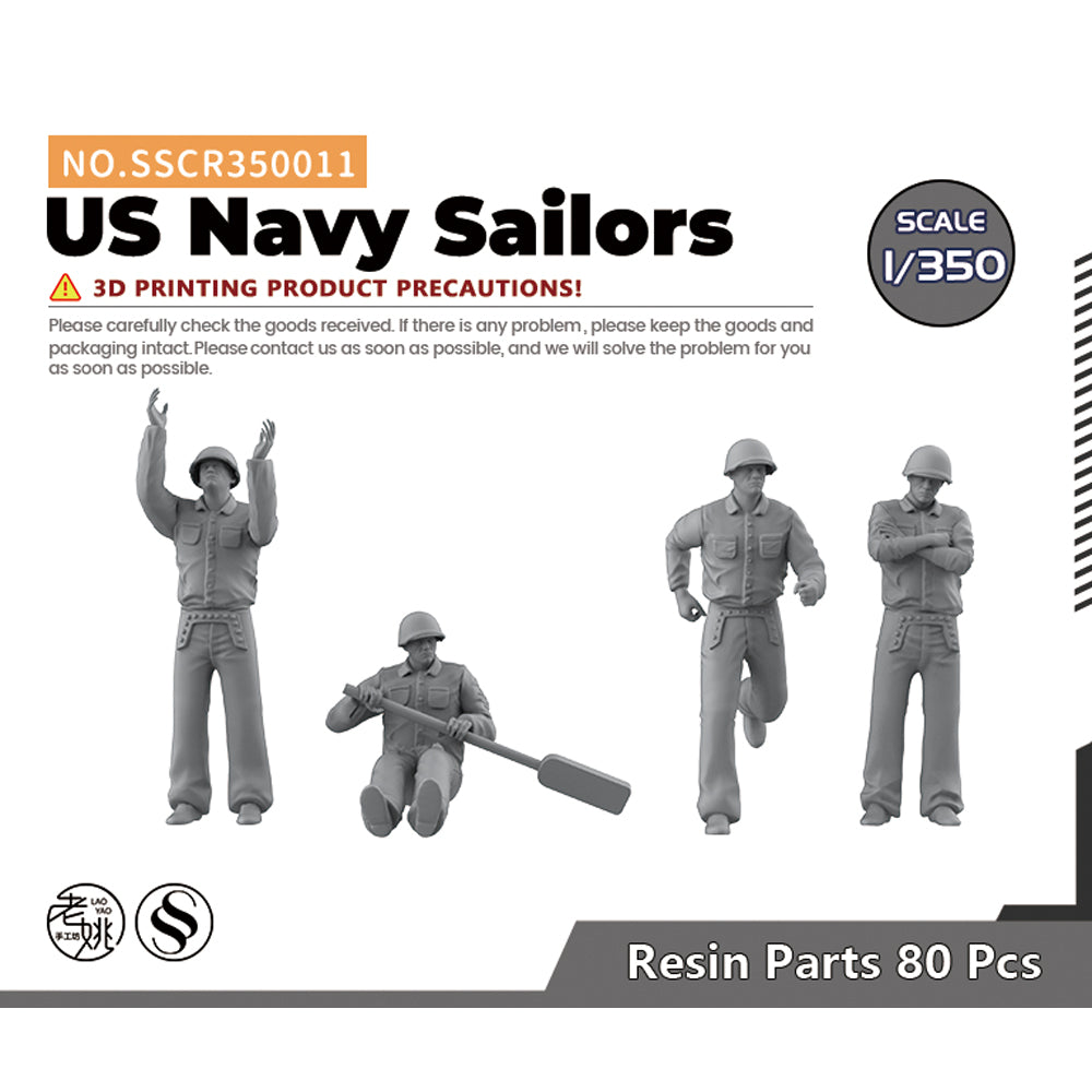 SSMODEL SSCR011 Miniatures Soldier Model Kit US Navy Sailors