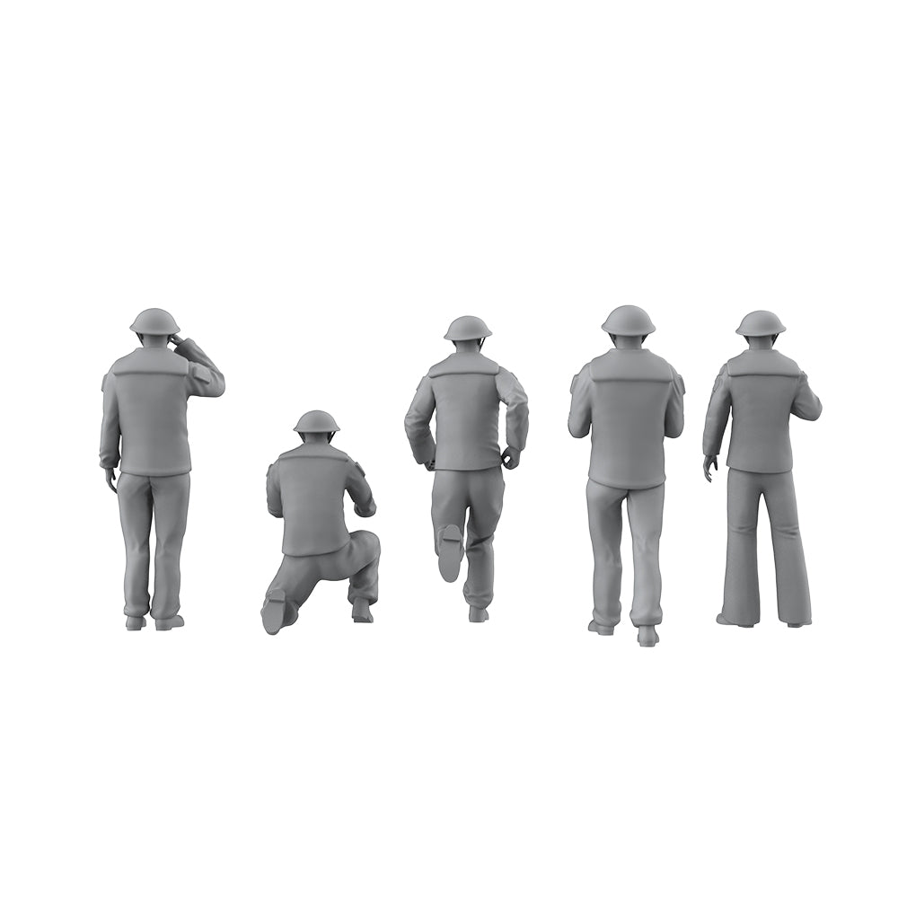 SSMODEL SSCR014 Miniatures Soldier Model Kit British Navy Sailors