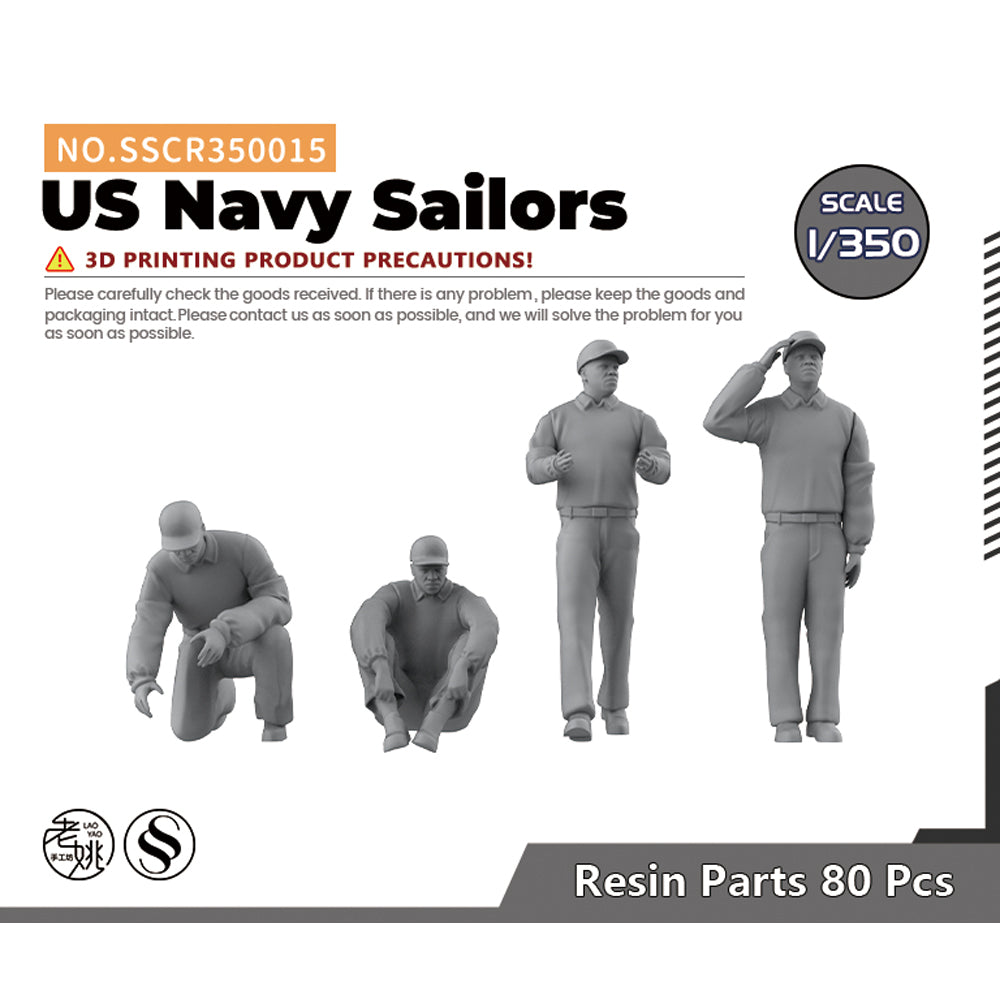 SSMODEL SSCR015 Miniatures Soldier Model Kit US Navy Sailors