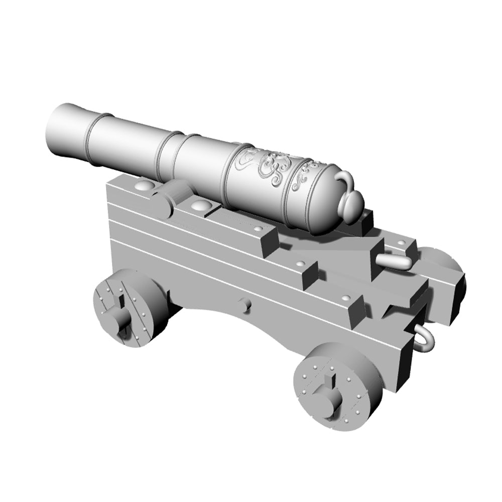 SSMODEL SSF-001D 1/- Ships cannon Napoleonic Victorian pirate D5*L26mm