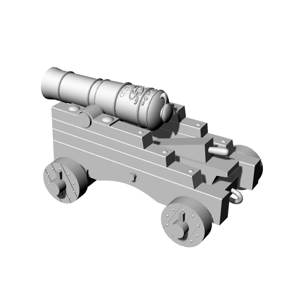 SSMODEL SSF-001H 1/- Ships cannon Napoleonic Victorian pirate D6.5*L23mm