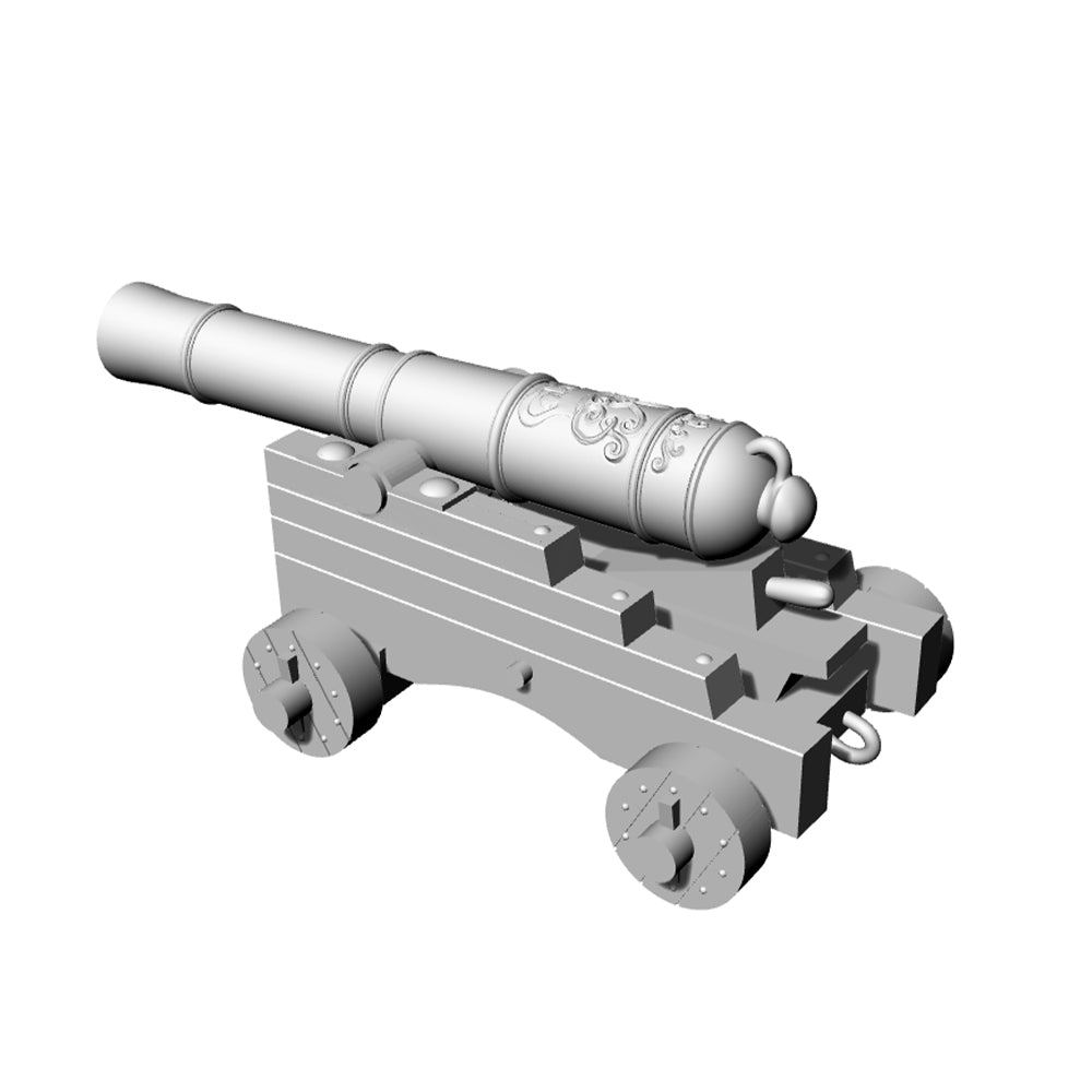 SSMODEL SSF-001J 1/- Ships cannon Napoleonic Victorian pirate D8.5*L55mm