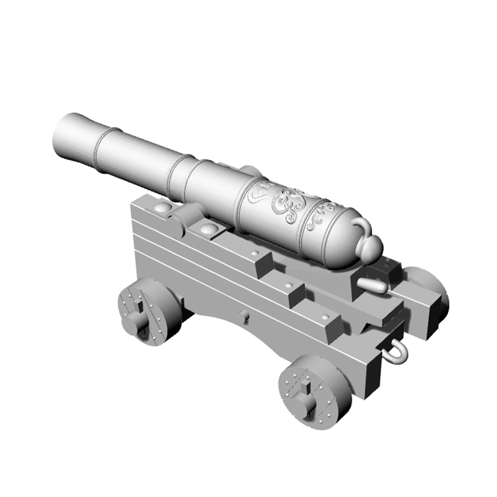 SSMODEL SSF-001L 1/- Ships cannon Napoleonic Victorian pirate D14.62*L96mm