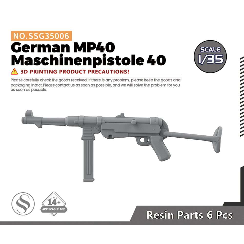 SSMODEL SSG006 German MP40 Maschinenpistole 40