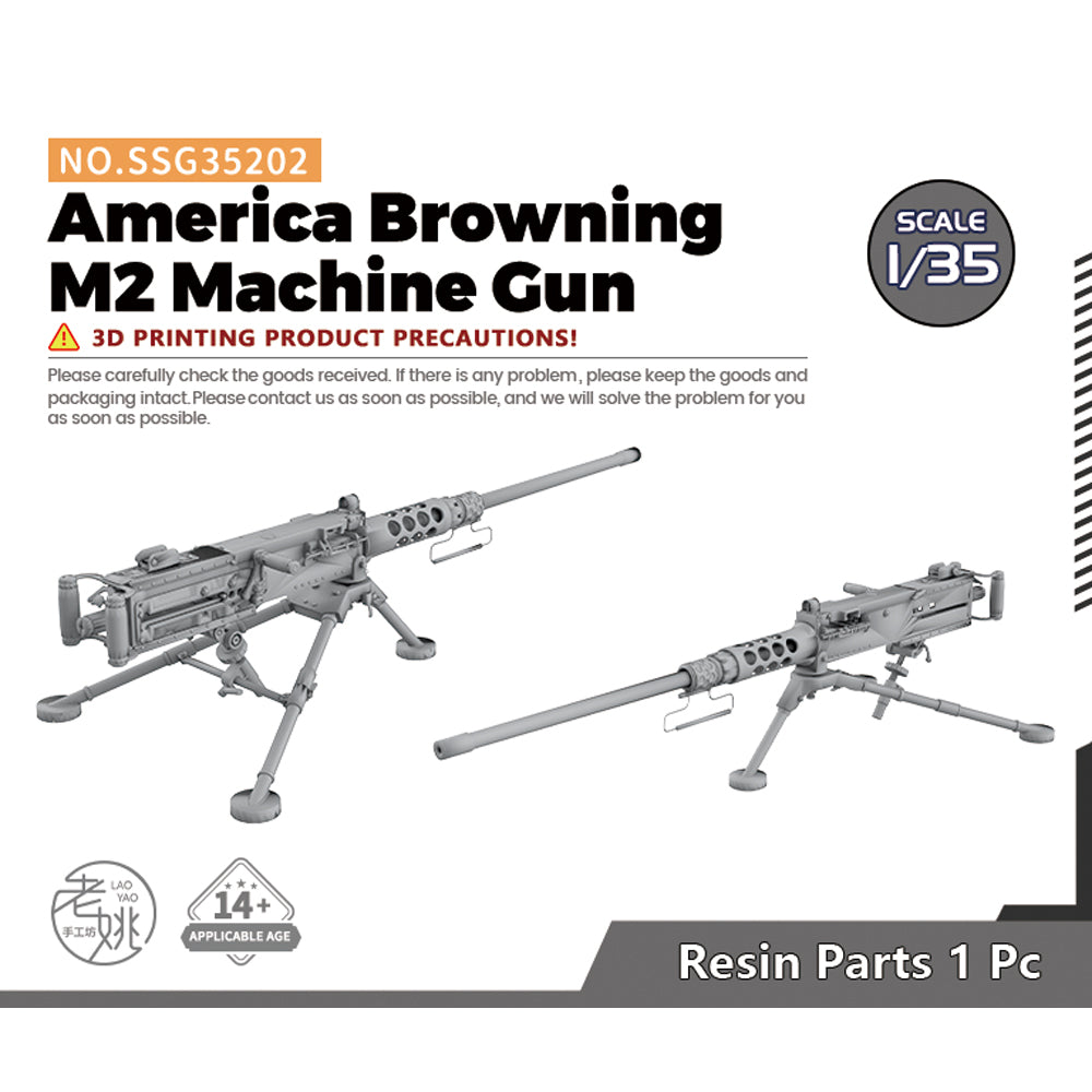 SSMODEL SSG202 America Browning M2 Machine Gun
