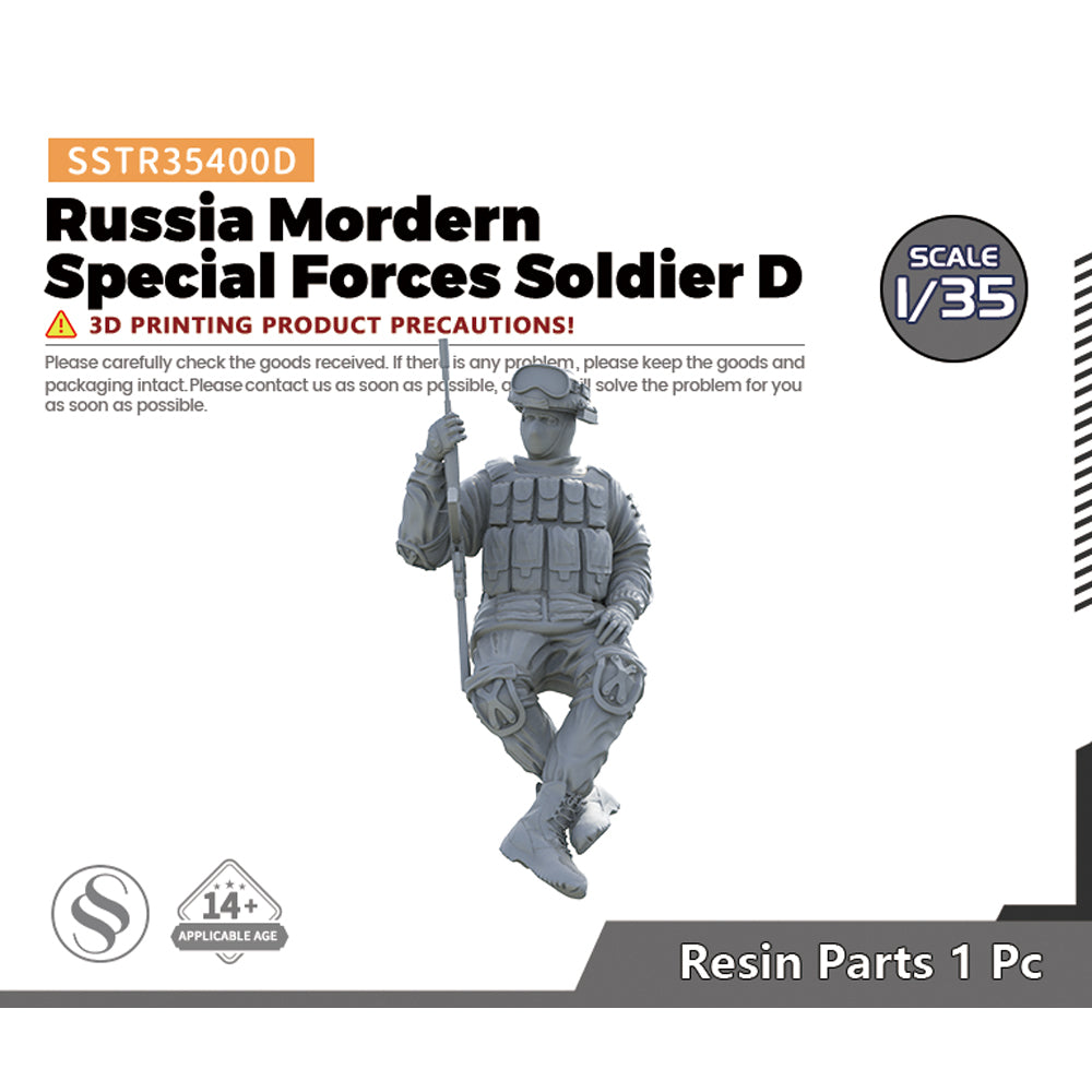 SSMODEL SSTR400D Miniatures Soldier Model Kit Russia Mordern Special Forces Soldier D