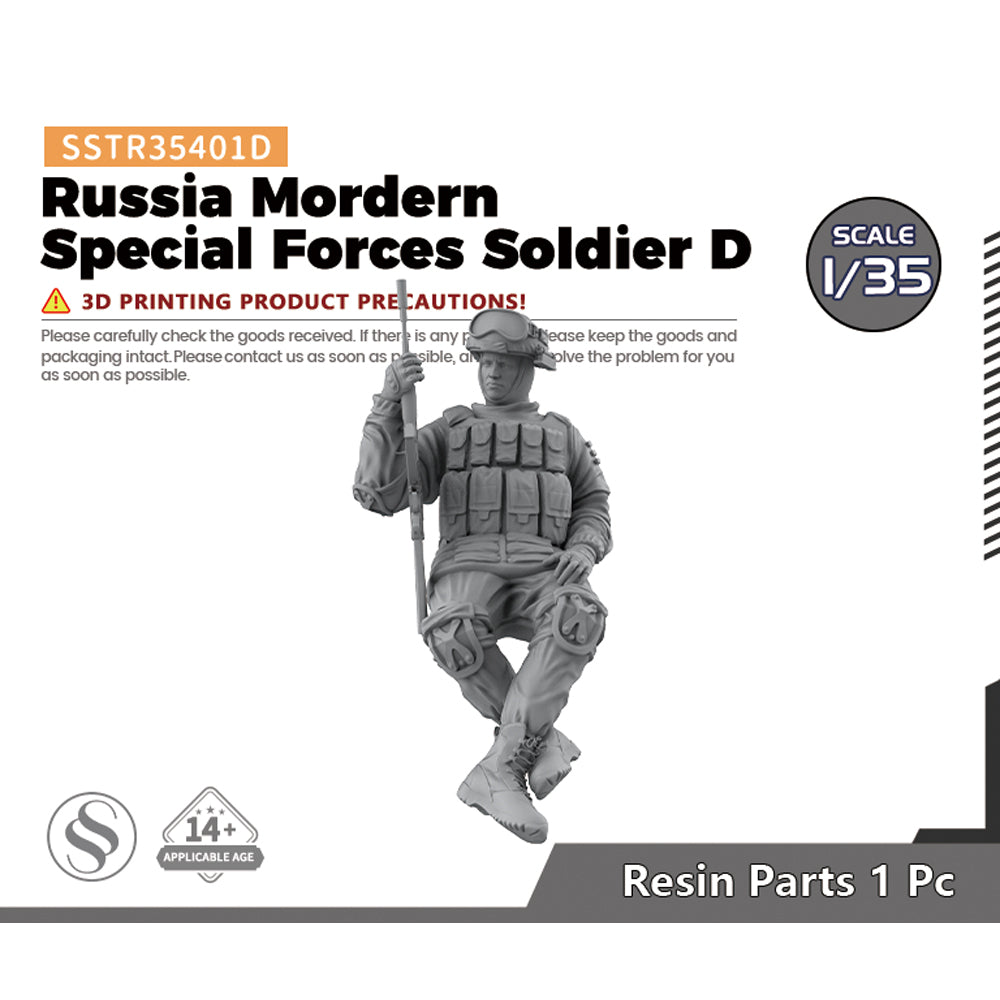 SSMODEL SSTR401D Miniatures Soldier Model Kit Russia Mordern Special Forces Soldier D