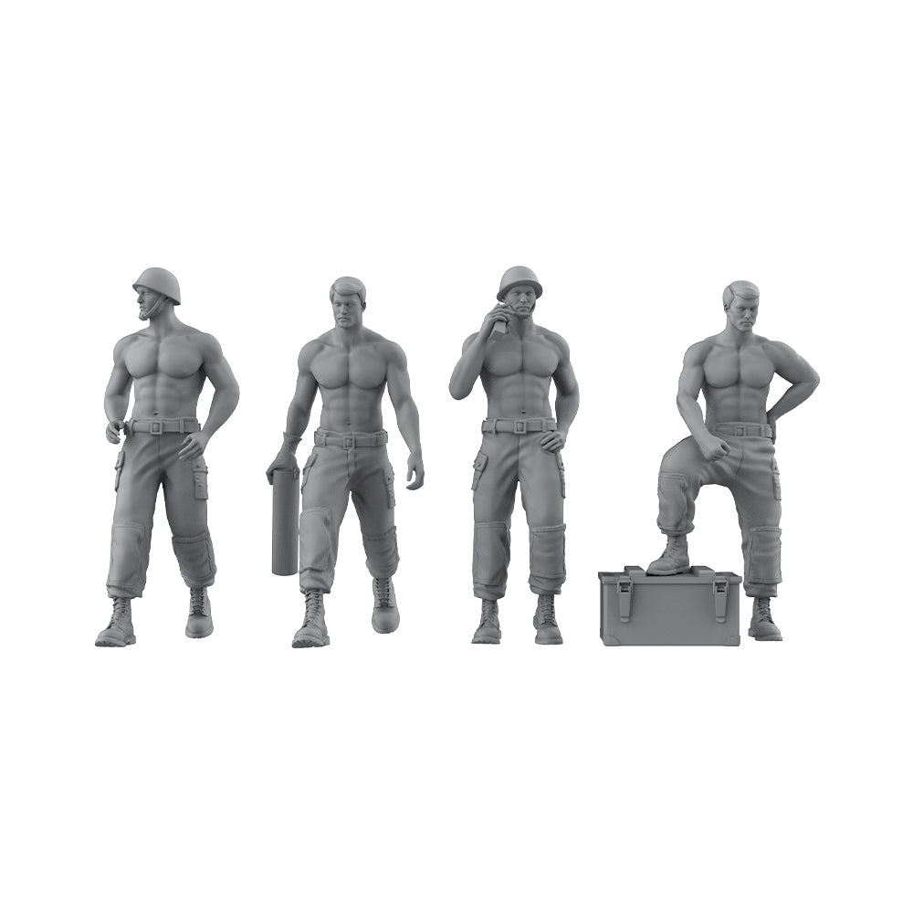 SSMODEL SSTR924 Miniatures Soldier Model Kit Movie Scene Soldiers