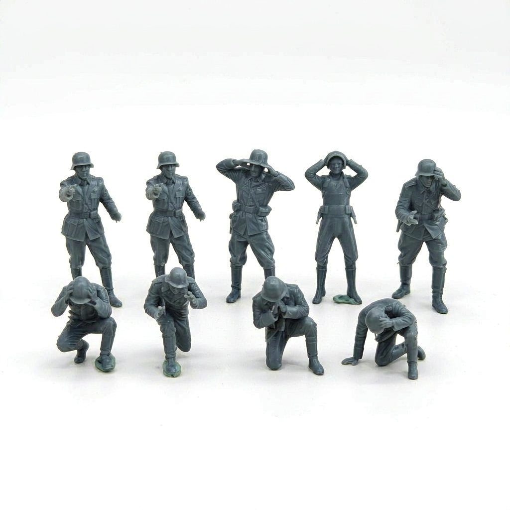 WWII POW Surrender Figures Set of 10 Resin MRY-SFW SSTR868