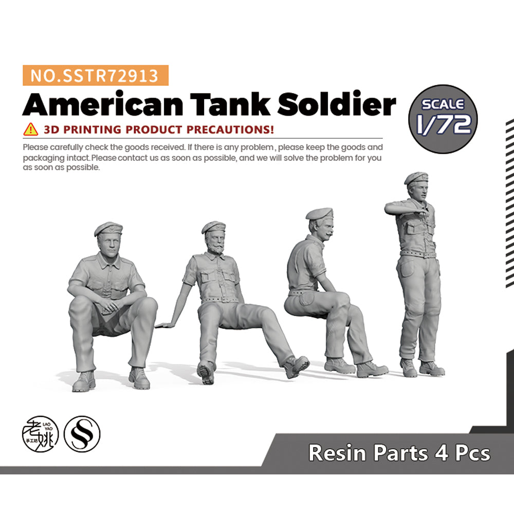 SSMODEL SSTR913 Miniatures Soldier Model Kit American Tank Soldier