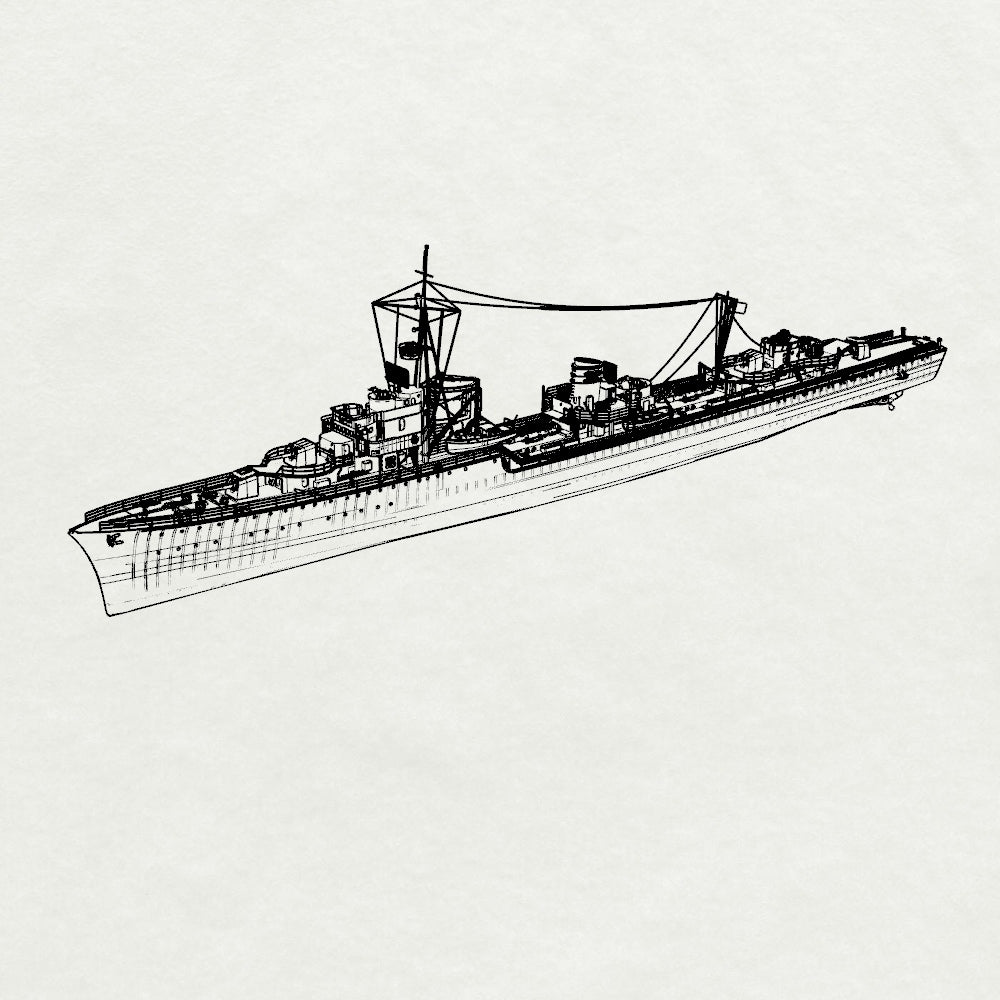 SSMODEL 728 Military Model Kit German Z22 Destroyers 1936(Bottomless Version)