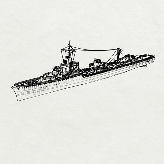 SSMODEL 728S Military Model Kit German Z22 Destroyers 1936 Full Hull