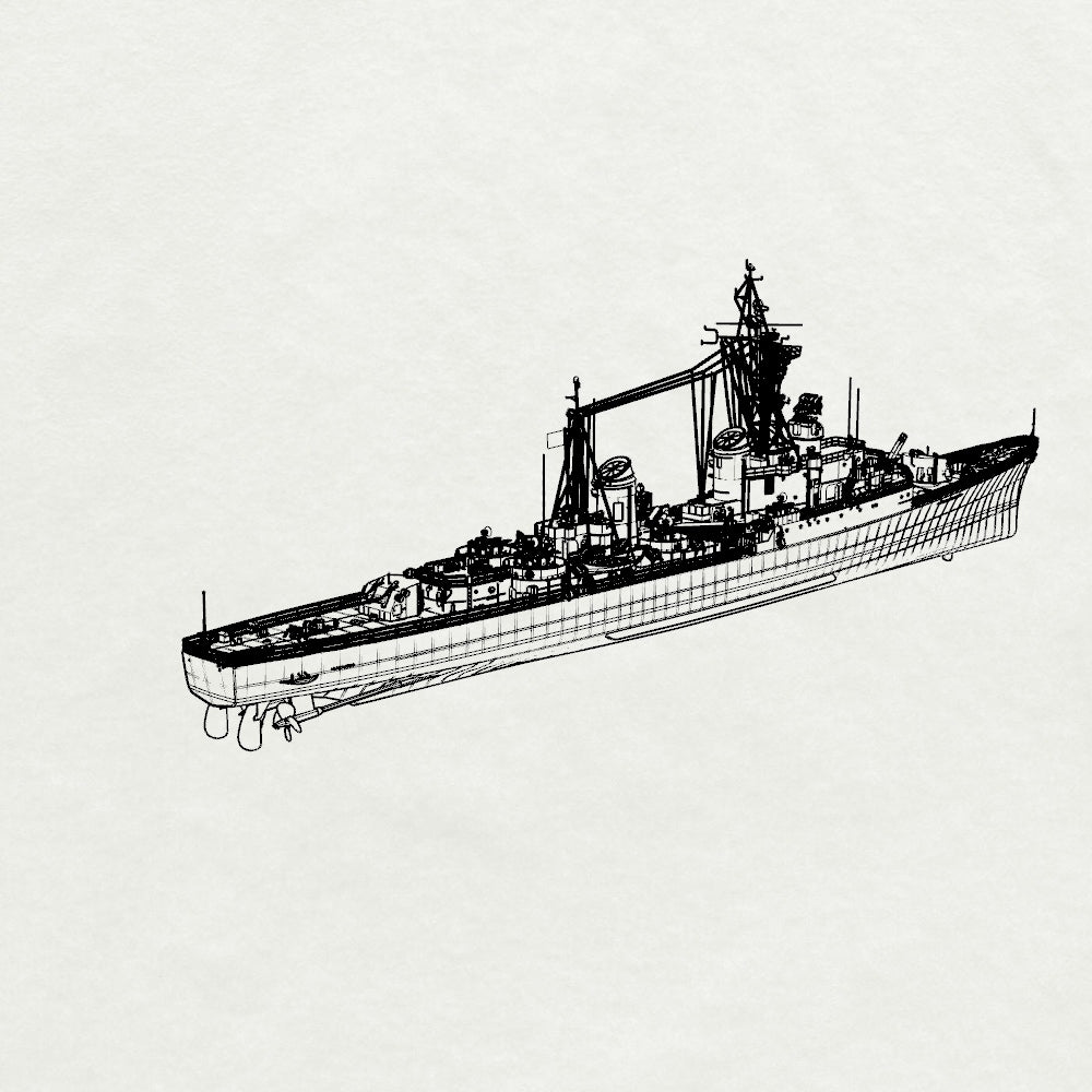 SSMODEL 734 Military Model Kit Italian Indomito Class Destroyer Impetuoso 1958(Bottomless Version)
