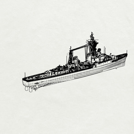 SSMODEL 734 Military Model Kit Italian Indomito Class Destroyer Impetuoso 1958(Bottomless Version)