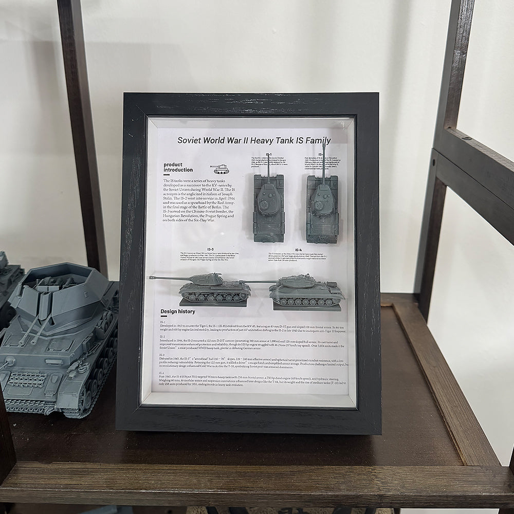 Yao's Studio YPL 1/L Collectible Display Frame War Scene Display Box 3D Hollow Photo Frame Israel Merkava Tank Series
