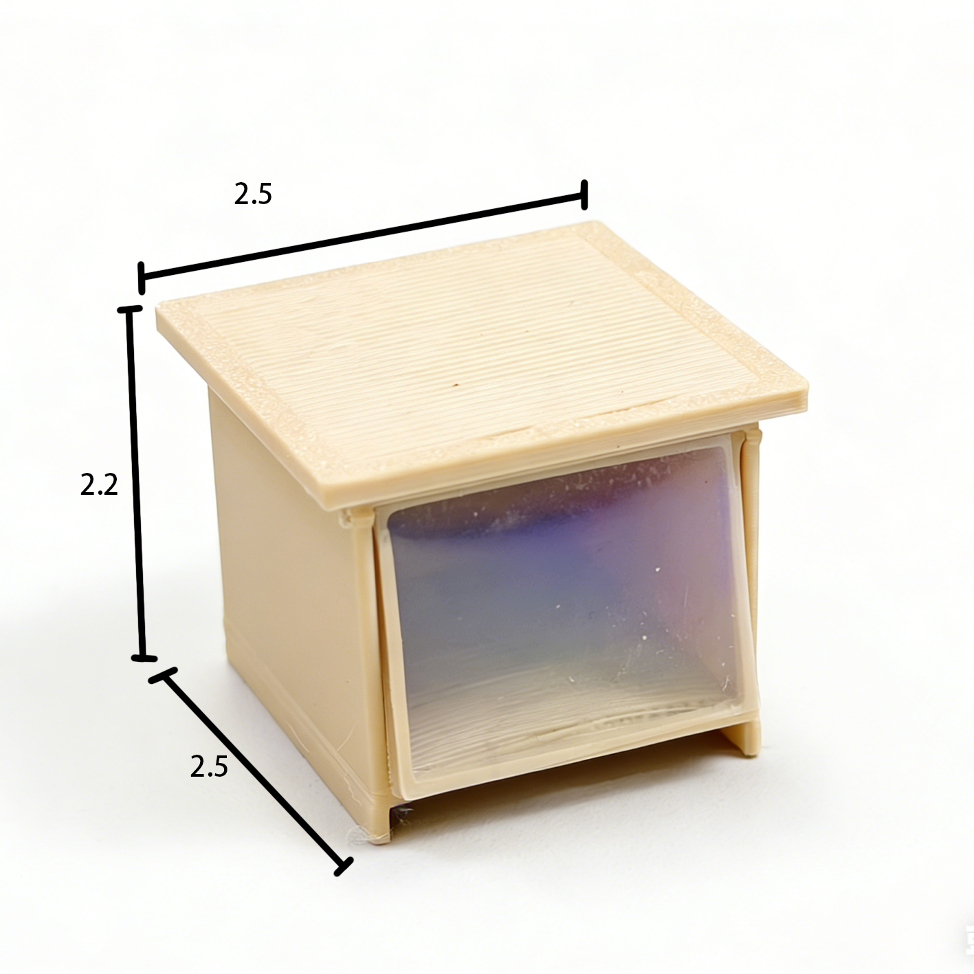 RHF277 Folding Cabinet Foldable Single-Door Display CabinetFood Toy Accessories Dollhouse AccessoriesShop Scene Props