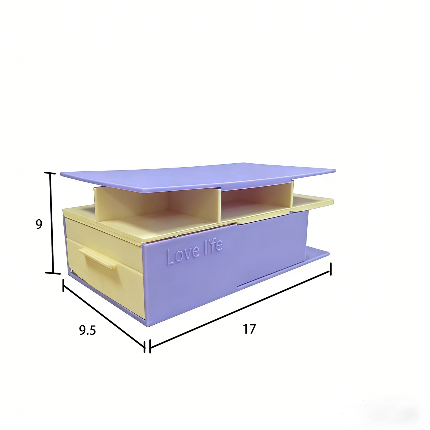 RHF12255 Island Counter & Display Cabinet 3D Printed Modern Miniature Furniture Island Counter & Display Cabinet Model