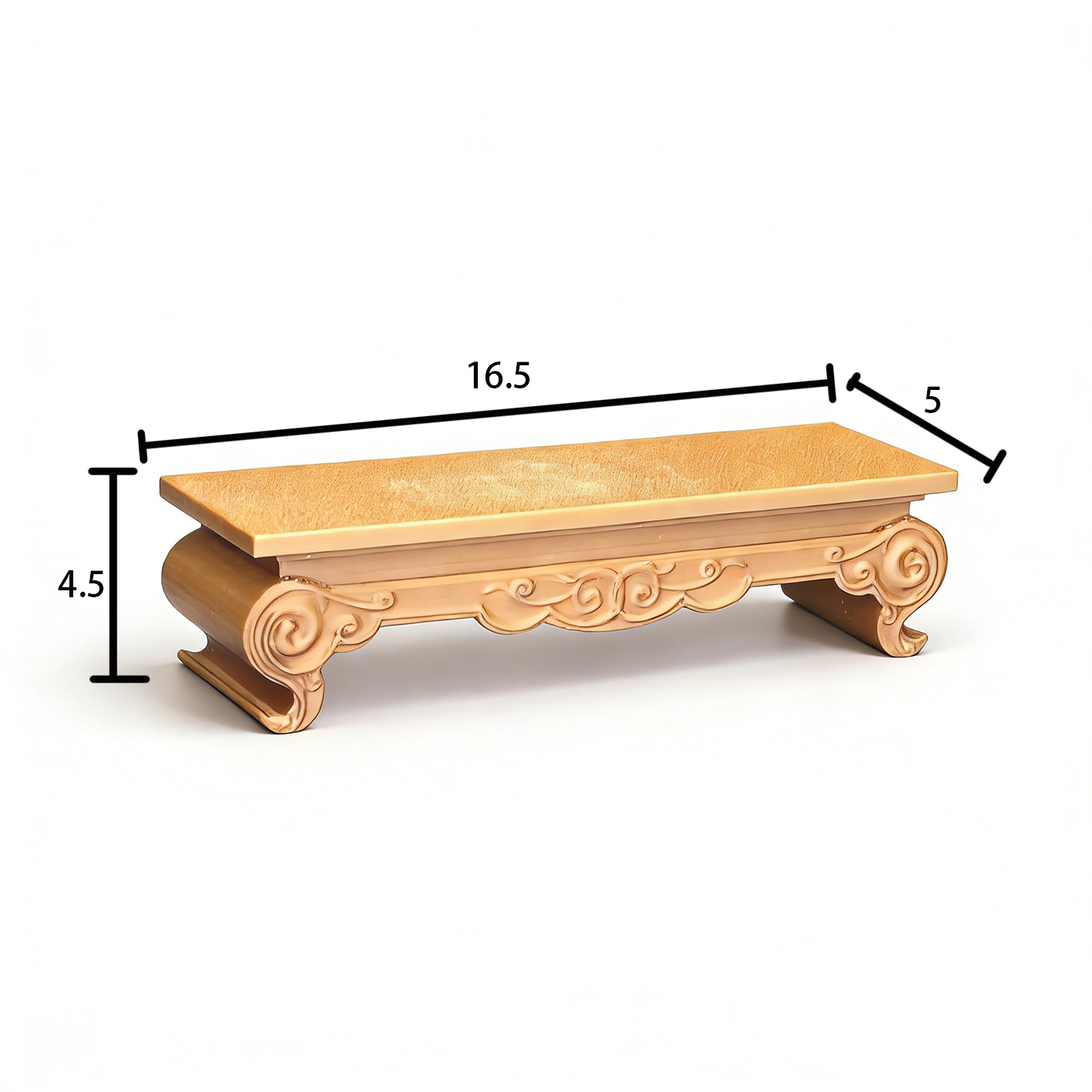 RHF12232 Ancient-Style Calligraphy Desk 3D Printing DIY Miniature Scenes Dollhouse Creative Ornaments Desktop Scenes Mini Models BJD & OB Dolls Ancient-Style Calligraphy Desk