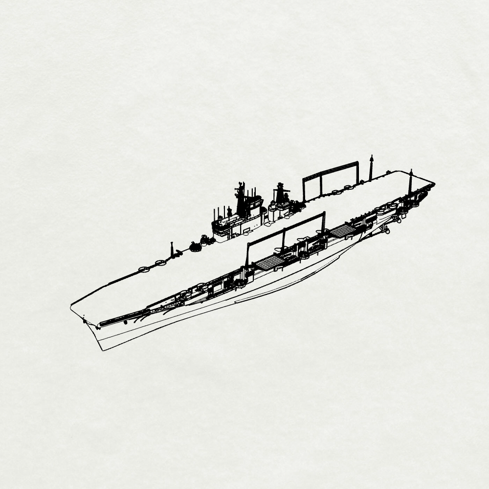 SSMODEL 595 Military Model Kit Great Britain Malta-Class Aircraft Carrier HMS Malta R00 Water Line
