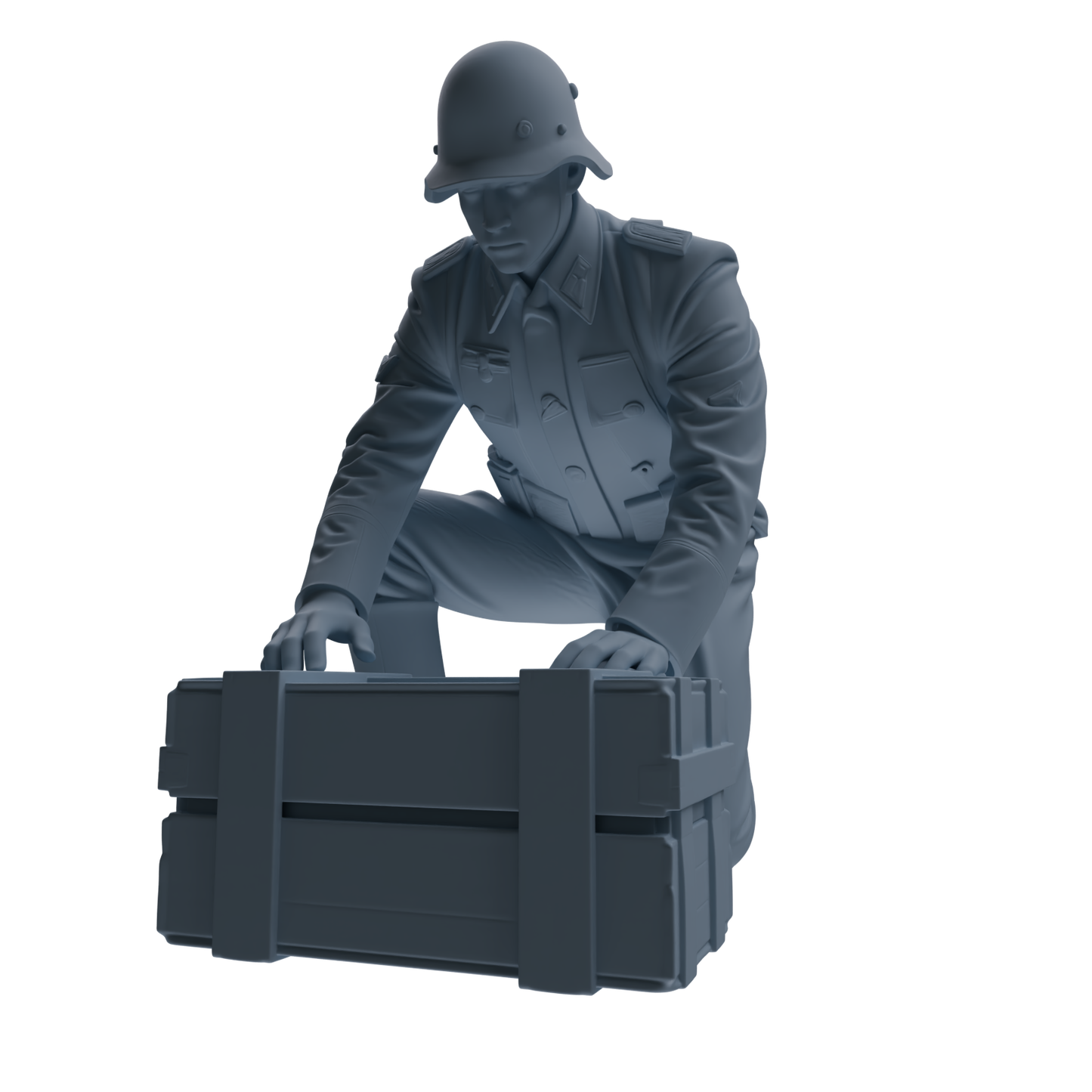 MRY-SFW SSTR219 WWII German Army Logistics Soldier Combat Readiness Four-Person Group
