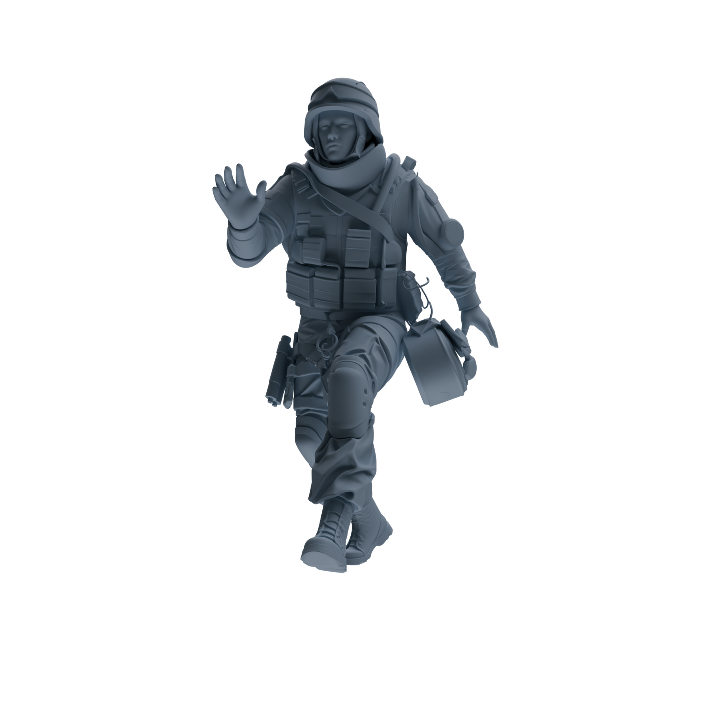 MRY-SFW SSTR329 Modern Counter-Terrorism SWAT Fire Support Operator Rescue 2 Four-Person Group