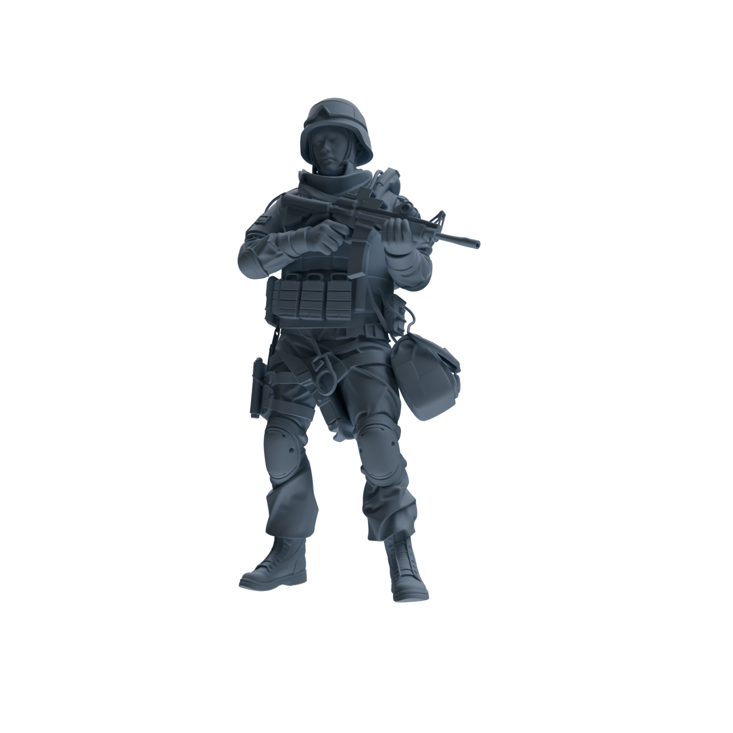 MRY-SFW SSTR335 Modern Counter-Terrorism SWAT Fire Support Operator Combat Four-Person Group