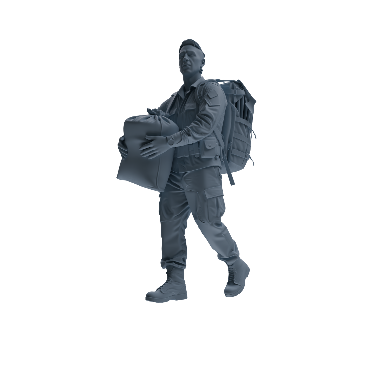 MRY-SFW SSTR132 Miniatures Soldier Model Kit War of Hyenas Modern Canadian Army Four-Person Logistics Group