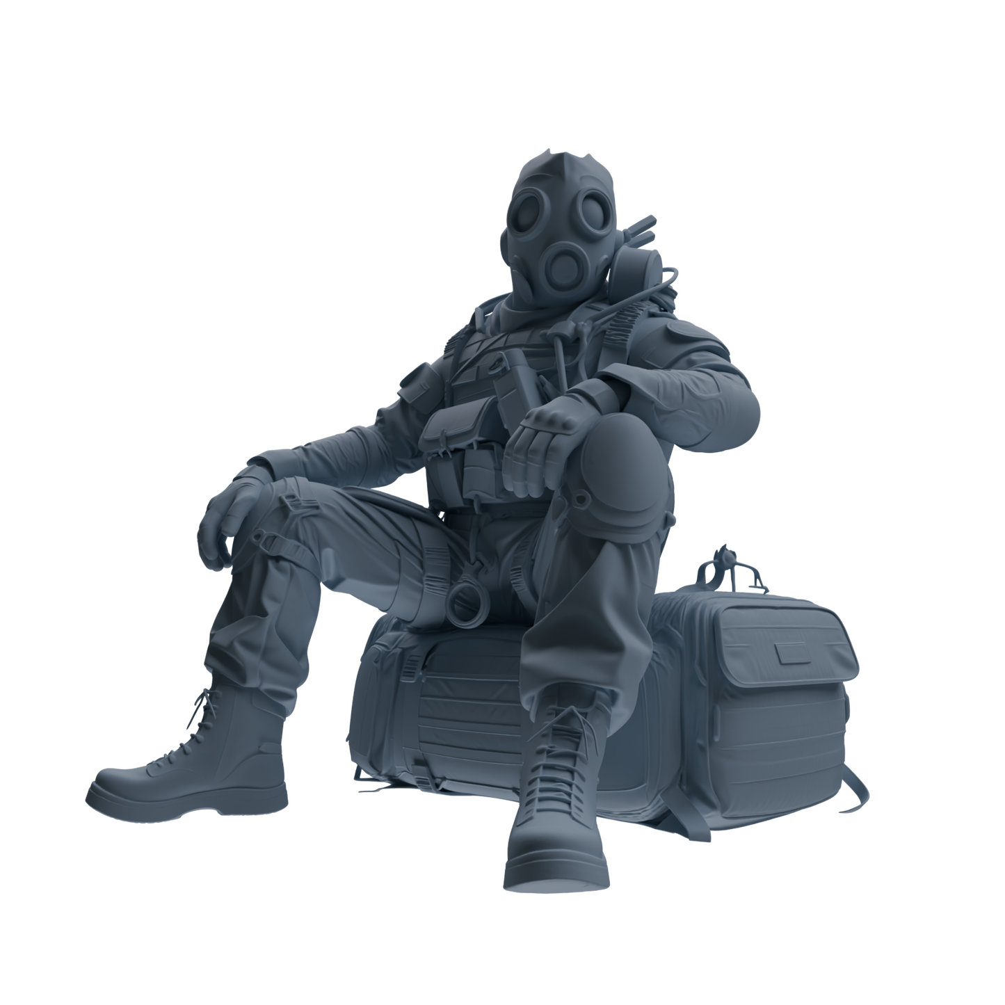 MRY-SFW SSTR339 Modern Counter-Terrorism SWAT Breacher Rest 3 Four-Person Group