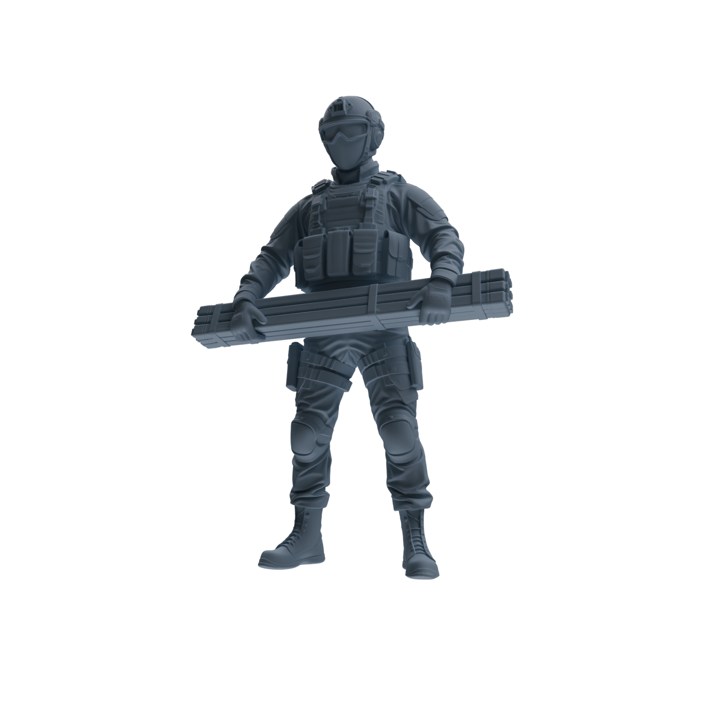 MRY-SFW SSTR344 Modern American Mercenary Carrying Four-Person Group