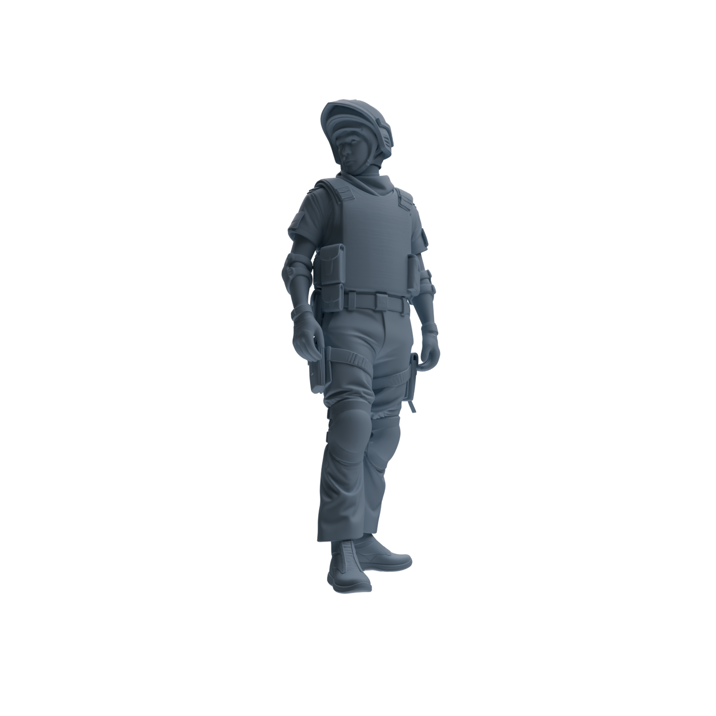 MRY-SFW SSTR315 Modern Counter-Terrorism SWAT Shield Bearer Conversation Four-Person Group