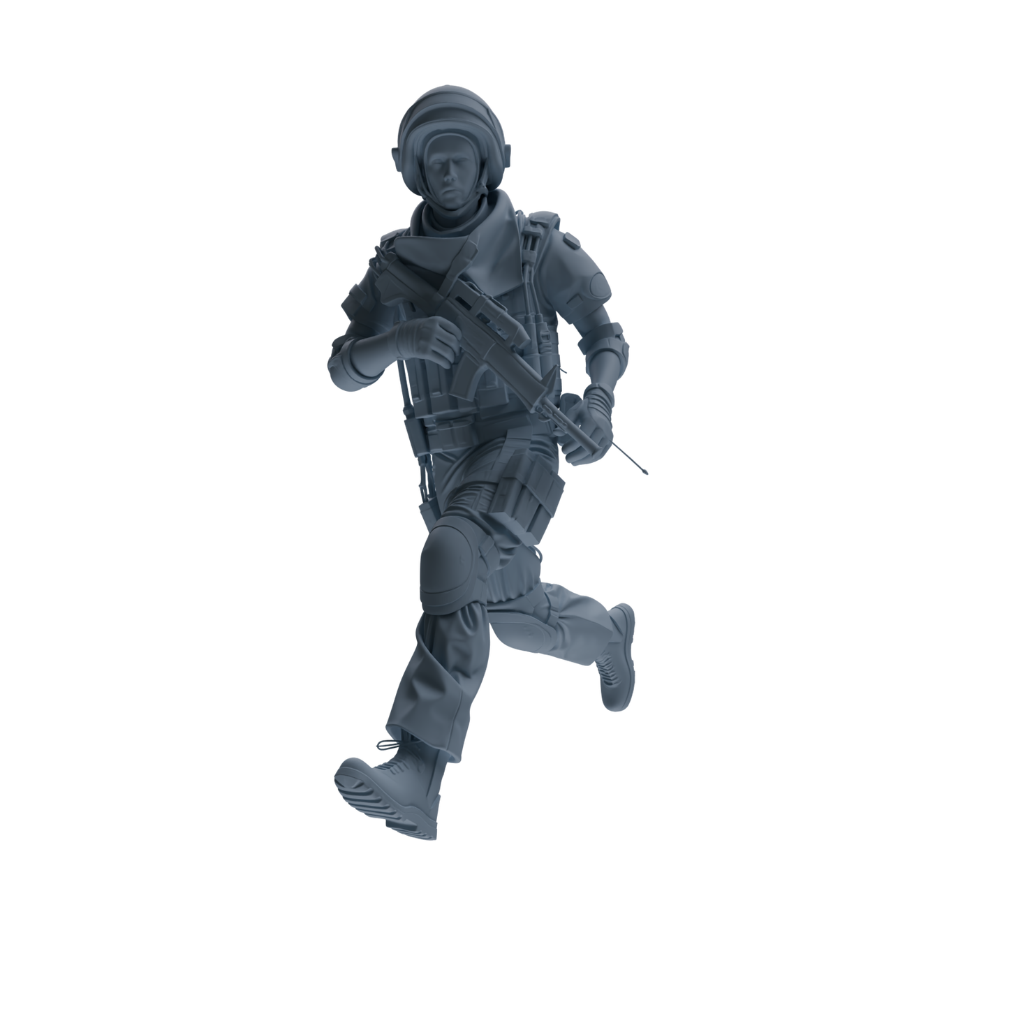 MRY-SFW SSTR325 Modern Counter-Terrorism SWAT Shield Bearer Combat 4 Three-Person Group