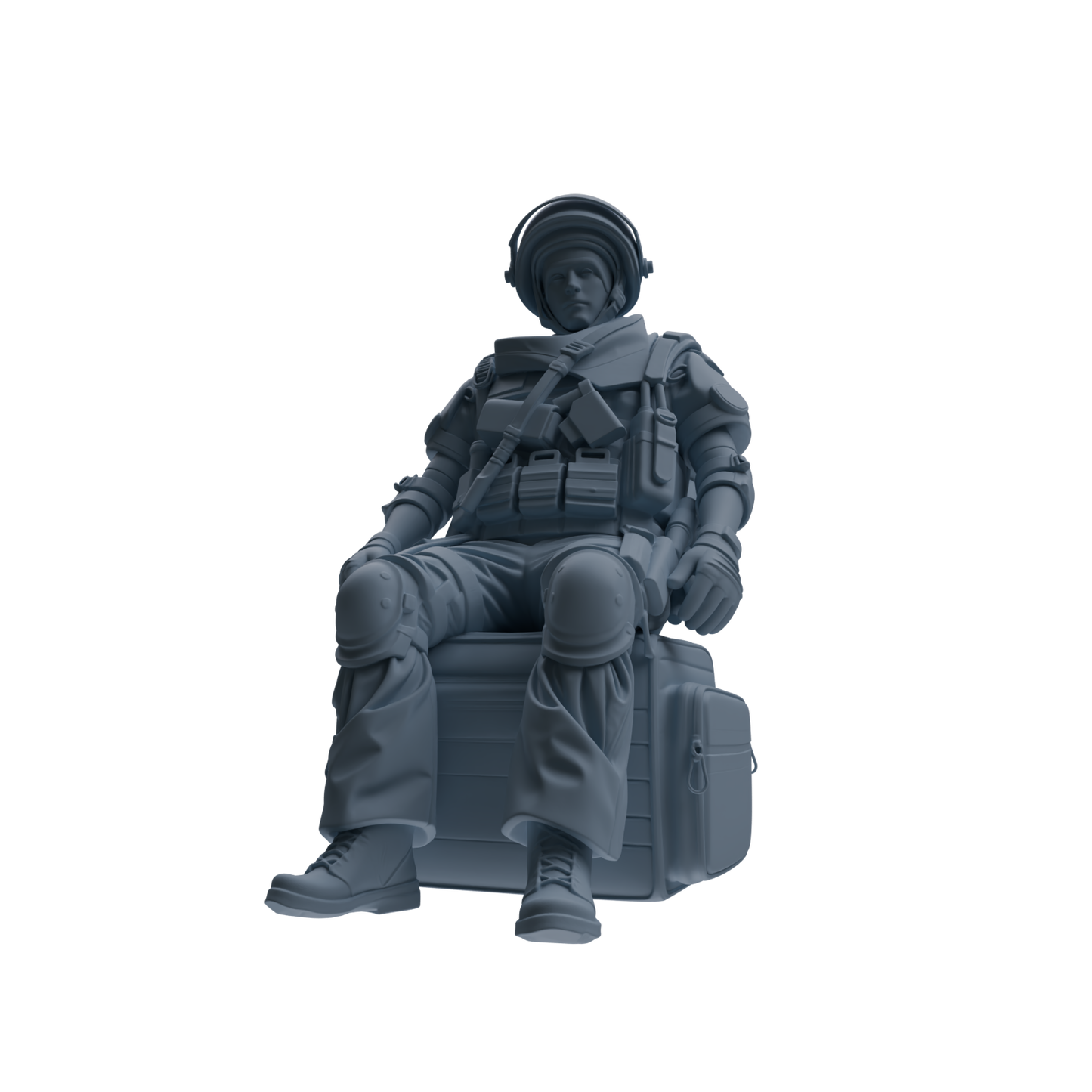 MRY-SFW SSTR320 Modern Counter-Terrorism SWAT Shield Bearer Rest 3 Four-Person Group