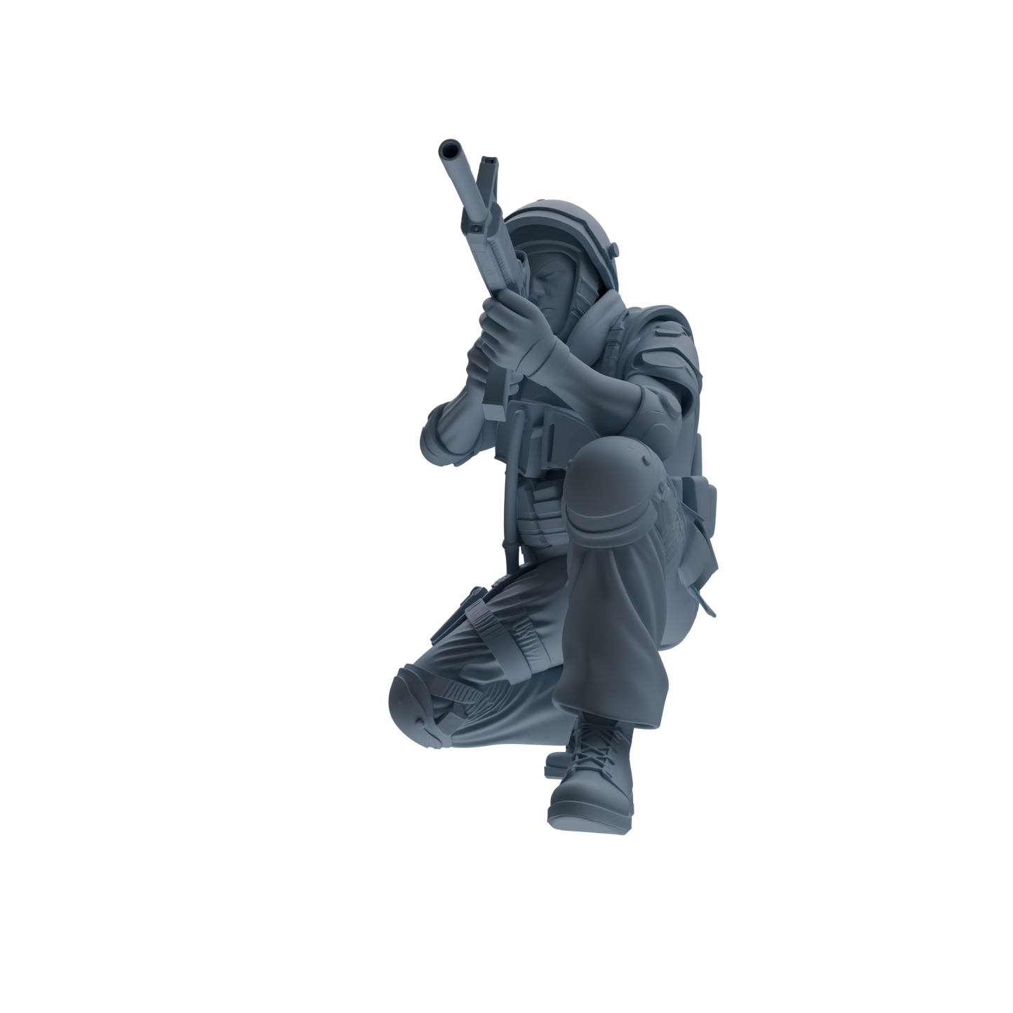 MRY-SFW SSTR324 Modern Counter-Terrorism SWAT Shield Bearer Combat 3 Four-Person Group
