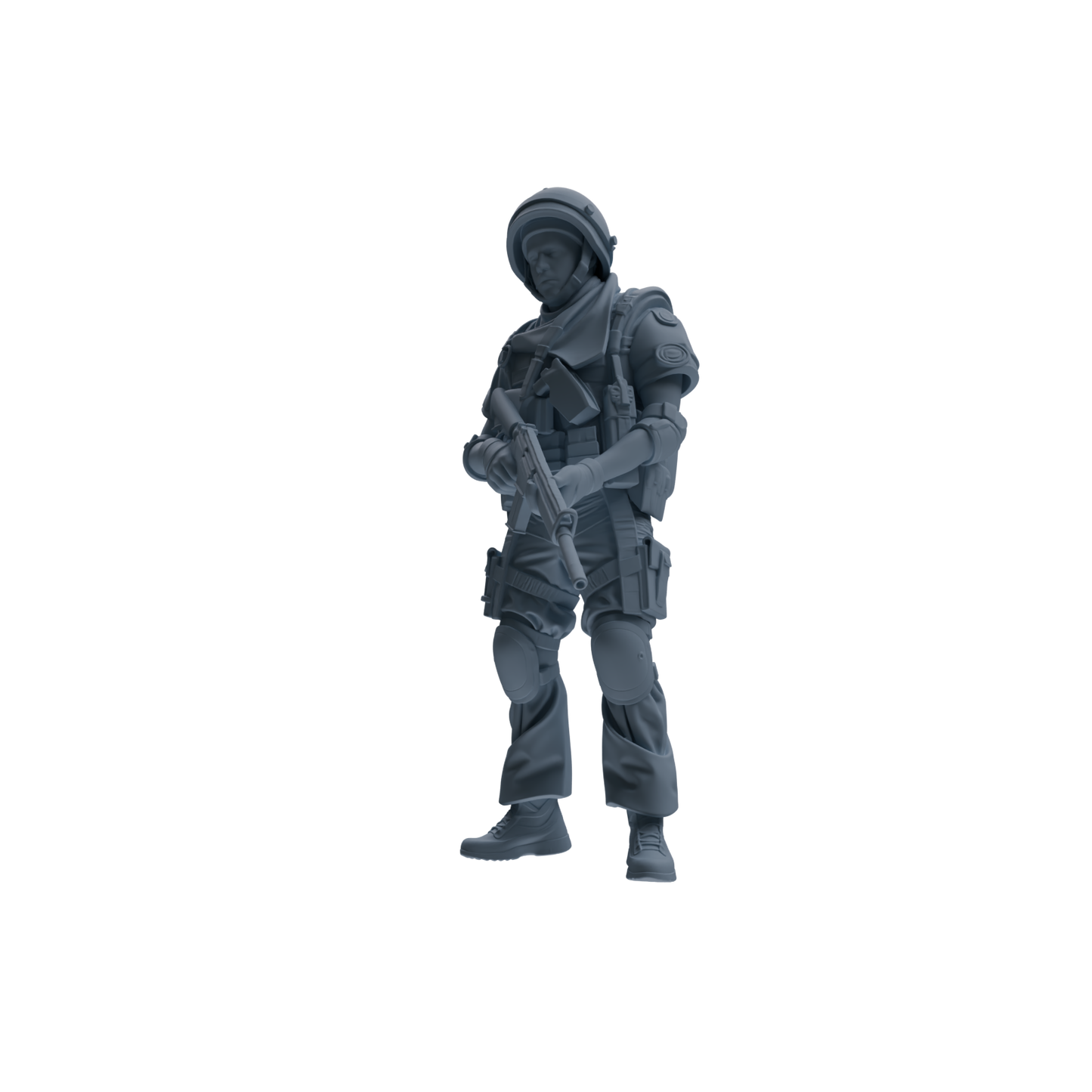 MRY-SFW SSTR321 Modern Counter-Terrorism SWAT Shield Bearer Garrison Four-Person Group