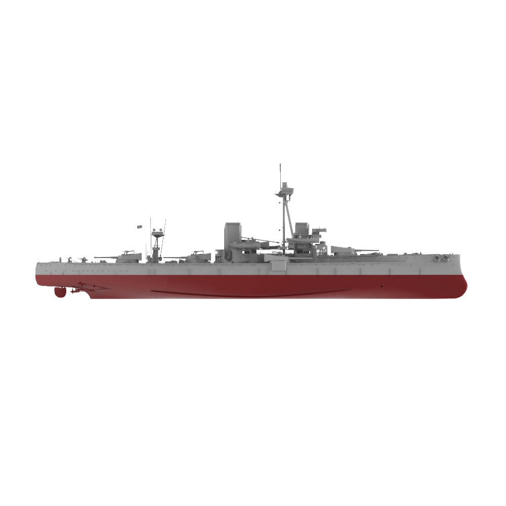 RHWS041S Military Model Kit Full Hull British HMS Dreadnought