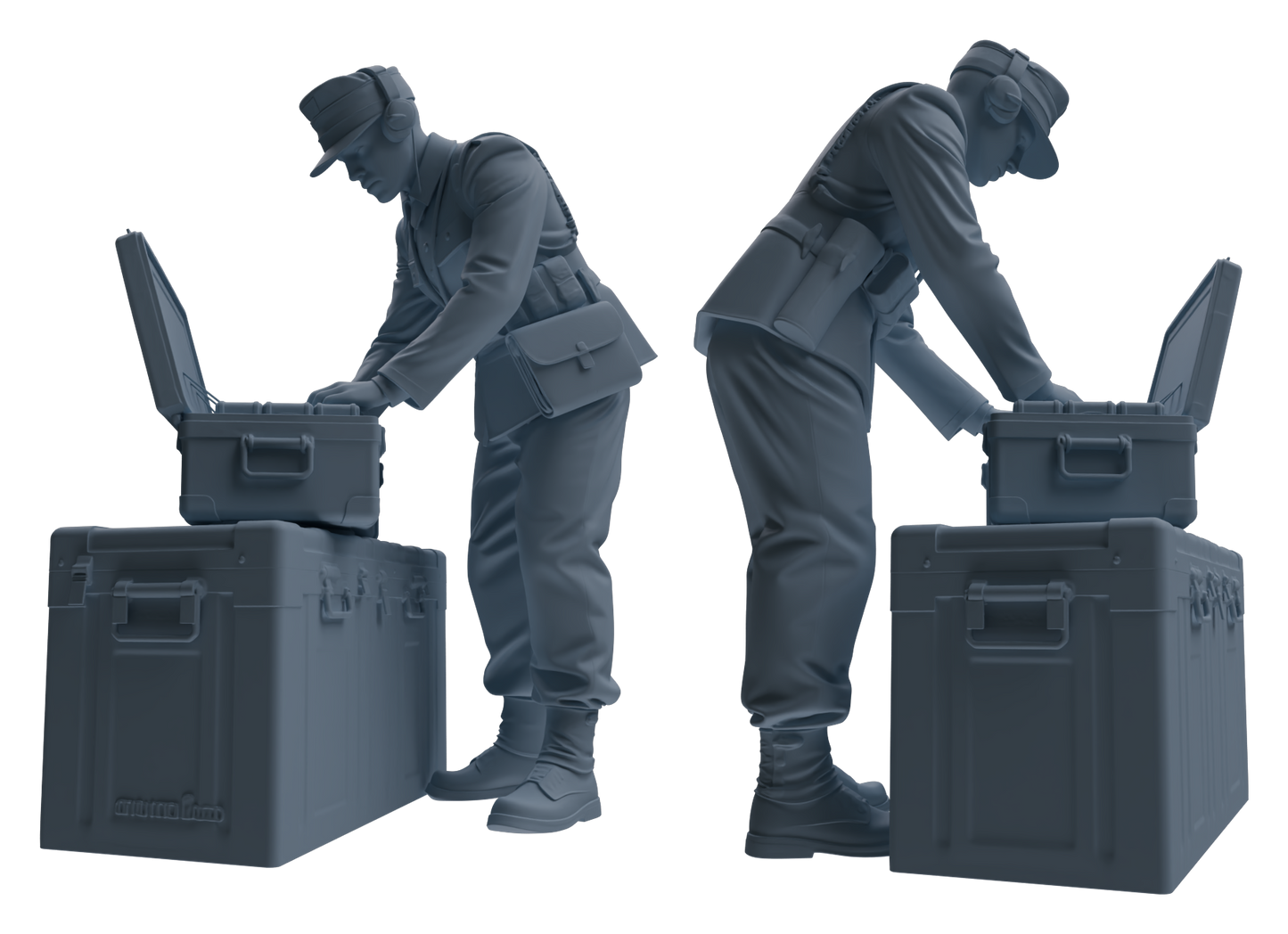 MRY-SFW LYGR647 WWII Mine Soldier Five-Person Organizing Group