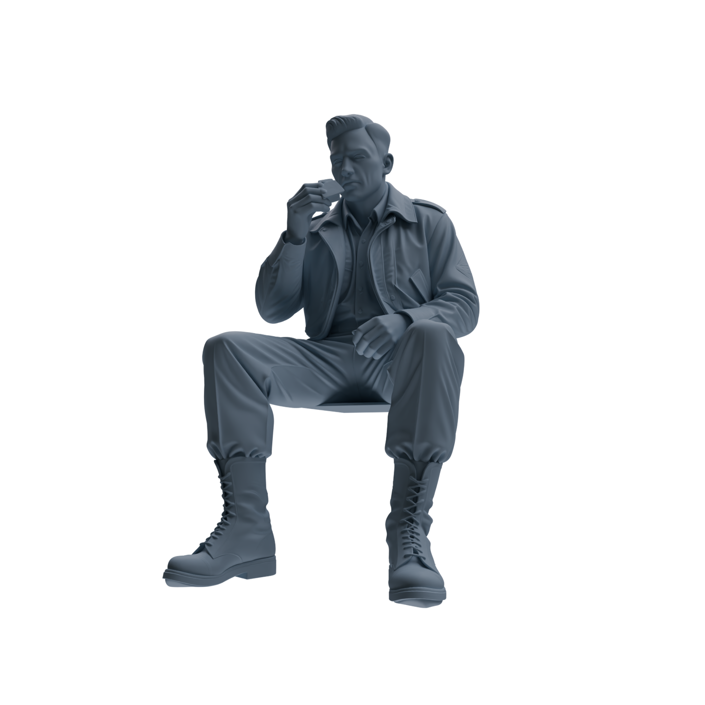 MRY-SFW SSTR102 Miniatures Soldier Model Kit Enemy at Stalingrad WWII Soviet Soldiers Eating Six-Person Group